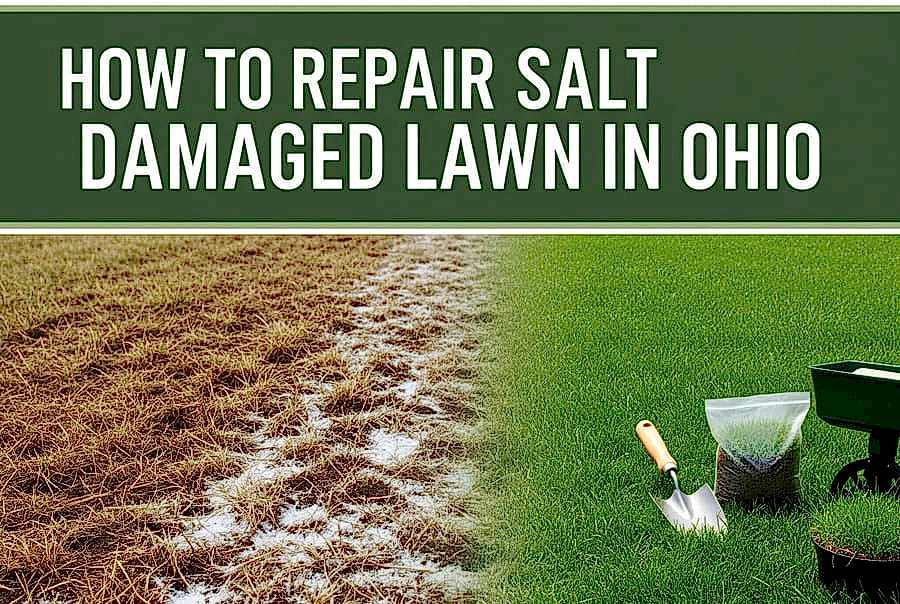 How to Repair Salt Damaged Lawn in Ohio